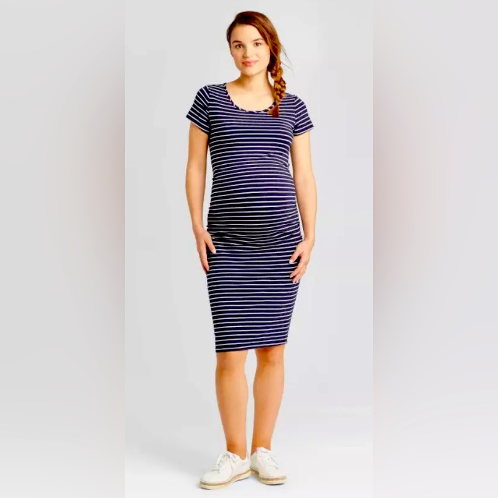 ISABEL MATERNITY 5 PACK Bodycon Midi Dress WOMENS SIZE SMALL